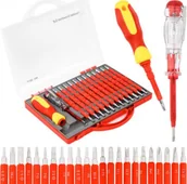 Śrubokręty - Zestaw wkrętaków 36 in 1 elementów art. 1257 izolo - miniaturka - grafika 1