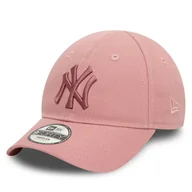 Czapki dla dzieci - Czapka z daszkiem New Era Jr League Essential 9FORTY New York Yankees 60595479 Różowy - miniaturka - grafika 1
