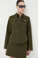 Kurtki damskie - Résumé kurtka jeansowa damska kolor zielony przejściowa - Resume - miniaturka - grafika 1