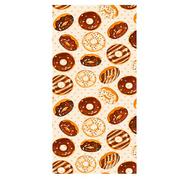 Ręczniki - Ręcznik Plażowy 70X140 Wzór Donuty Kremowy - miniaturka - grafika 1