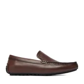 Mokasyny męskie - Mokasyny GINO ROSSI CEO-LUIGI-03 125AM Brązowy - miniaturka - grafika 1