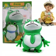 Zabawki sensoryczne - ŻABA DUŻY GNIOTEK ANTYSTRESOWY SQUISHY SENSORYCZNA ZABAWKA ZIELONA ŻABKA - miniaturka - grafika 1