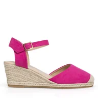 Espadryle damskie - Espadryle Jenny Fairy WYL2610-2 Różowy - miniaturka - grafika 1
