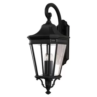 Feiss COTSWOLD LANE FE/COTSLN2/L BK kinkiet 3x60W E14 - Lampy ogrodowe - miniaturka - grafika 2
