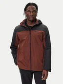 Odzież trekkingowa męska - Jack Wolfskin Kurtka outdoor Taubenberg 3in1 1115311 Brązowy Regular Fit - miniaturka - grafika 1