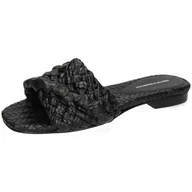 Klapki i japonki damskie - Melvin & Hamilton Klapki damskie Elodie 53, czarny, 39 eu - miniaturka - grafika 1