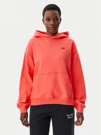 Bluzy damskie - New Balance Bluza WT41537 Pomarańczowy Relaxed Fit - miniaturka - grafika 1