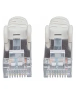 Patchcordy - Intellinet Network Solutions Patchcord Cat6A SFTP CU 0.50m szary 317092 - miniaturka - grafika 1