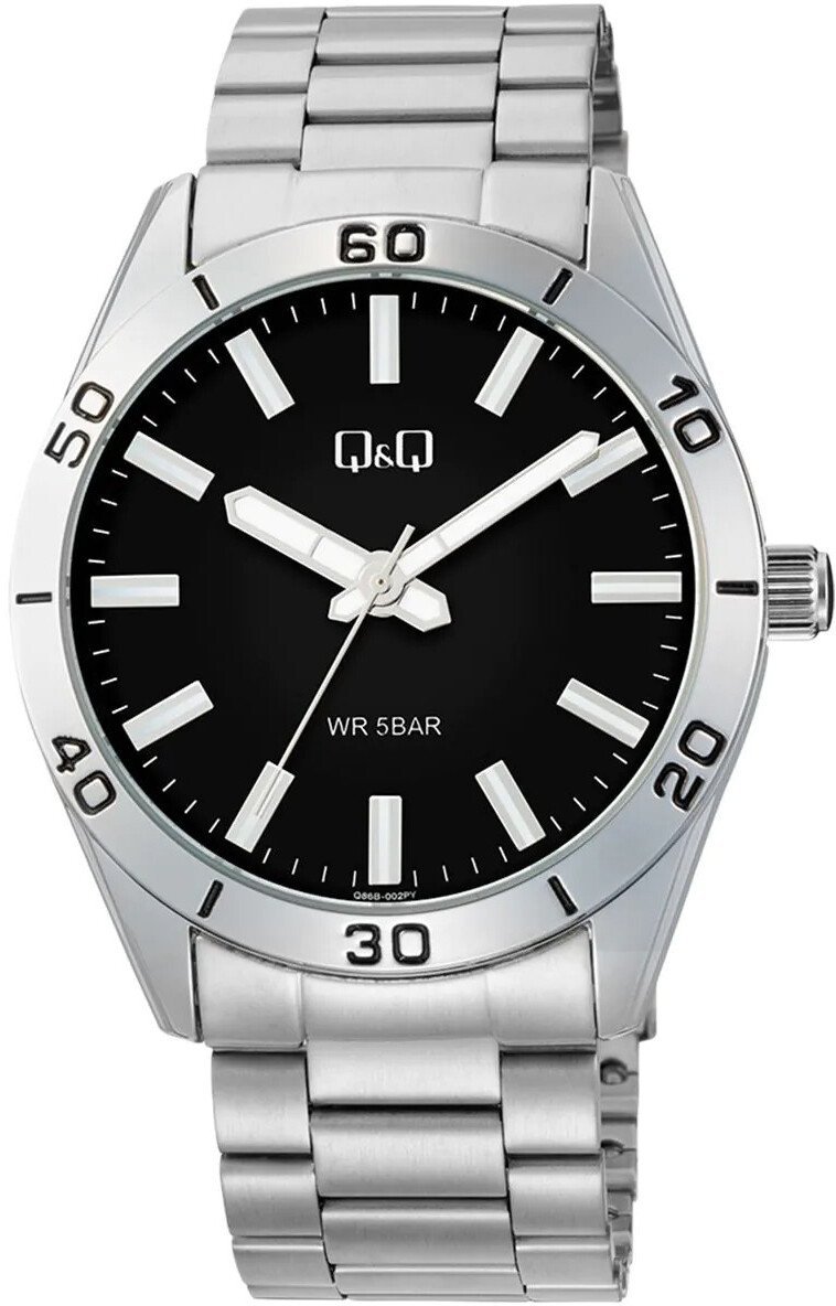 Zegarek męski QQ Q86B-002P srebrny