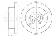 Szczęki hamulcowe - METELLI Tarcza hamulcowa 23-0592C - miniaturka - grafika 1