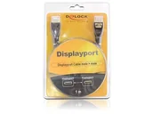 Kable komputerowe i do monitorów - Delock KABEL DISPLAYPORT męskie - męskie5 m PREMIUM GOLD 82773 - miniaturka - grafika 1