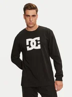 Koszulki męskie - DC Longsleeve Star ADYZT05372 Czarny Regular Fit - miniaturka - grafika 1