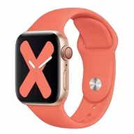 Akcesoria do smartwatchy - PASEK do Zegarka APPLE WATCH GUMOWY 38/40/41mm KORALOWY - miniaturka - grafika 1