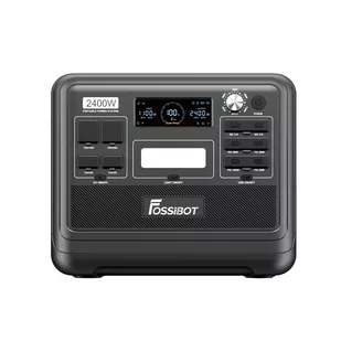 Przenośna Stacja Zasilania FOSSiBOT F2400 2048Wh/2400W Generator Słoneczny, Szybkie Ładowanie w 1,5 Godziny - Czarna - Akumulatory ogólnego zastosowania - miniaturka - grafika 3