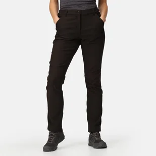 Regatta Damskie Spodnie Trekkingowe Softshell Fenton Czarny, Rozmiar: one Size - Spodnie damskie - miniaturka - grafika 1