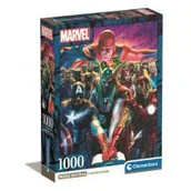 Puzzle - Puzzle 1000 Compact Marvel the Avengers Clementoni - miniaturka - grafika 1