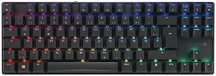 CHERRY XTRFY MX 8.2 - Tastatur - 80% - TKL - Hintergrundbeleuchtung - kabellos - Bluetooth 5.2, 2.4 GHz, USB-C - QWERTZ - Deutsch - Tastenschalter: CHERRY MX2A Brown - Schwarz G80-3882LIADE-2 - Klawiatury - miniaturka - grafika 1