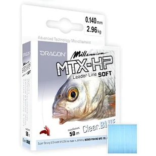 Żyłka DRAGON Millenium MTX-HP Soft 0.161 mm / 50 m Jasnoniebieski - Żyłki wędkarskie - miniaturka - grafika 1