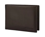 Portfele - Samsonite Attack 2 slg akcesoria podróżne - portfel Poziomy Portfel portfel: 13 x 1 x 9,7 cm, Brązowy (Ebony Brown), Horizontale Geldbörse: 13 x 1 x 9.7 cm, akcesoria podróżne - portfel - miniaturka - grafika 1