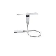 Wentylatory - RealPower 335265 wiatrak USB Biały - miniaturka - grafika 1