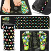 Masażery - MATA DO REFLEKSOLOGII 140x35 Rehabilitacji Akupresury Akupunktura dla Stóp - miniaturka - grafika 1