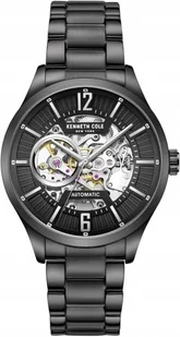 Zegarek Zegarek męski KENNETH COLE KCWGL2232505 czarny klasyczny - Zegarki męskie - miniaturka - grafika 1