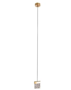 Vetro lampa wisząca 1xLED/4,5W złoto szczotkowane P0573D - Lampy sufitowe - miniaturka - grafika 1