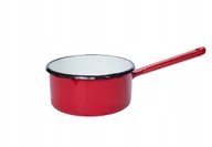 Rondle - Rondel emaliowany z trzonkiem czerwony śr 18 cm) - miniaturka - grafika 1