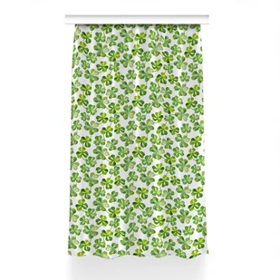Zasłona z grafiką kolory wzór 150x240 cm Koniczyna, Fabricsy - Zasłony - miniaturka - grafika 1