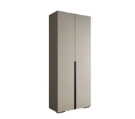 Szafy - Szafa ubraniowa garderoba z półkami INOVA 1 1SZ kaszmir+czarny - miniaturka - grafika 1