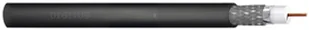 Kabel koncentryczny DIGITUS RG-6, 75 Ohm, ekran (2x folia +oplot 77%), Fca, PE, 500m, czarny, szpula - Kable komputerowe i do monitorów - miniaturka - grafika 1