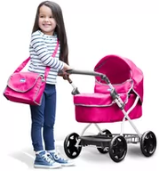 Wózki dla lalek - HTI Chicco Wózek Junior Urban Pram - miniaturka - grafika 1