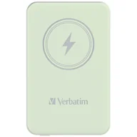 Powerbanki - Verbatim Charge 'n' Go Magnetic Wireless Power Bank 5000mAh zielony - miniaturka - grafika 1