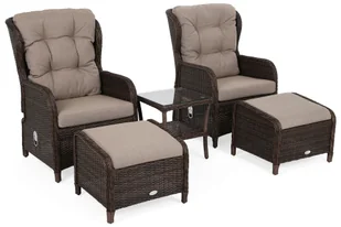 Meble ogrodowe technorattanowe Sofia Brown Mat / Brown Melange - Meble ogrodowe - miniaturka - grafika 2