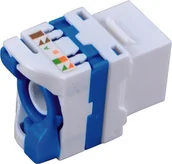 Baterie i akcesoria - ELPIO 26588 Moduł Keystone UTP kategoria 5E beznarzędziowy przekręcany (2391-A) (100szt) - miniaturka - grafika 1