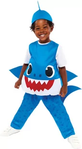 Kostium Baby Shark Tata niebieski dla chłopca - Stroje karnawałowe - miniaturka - grafika 1