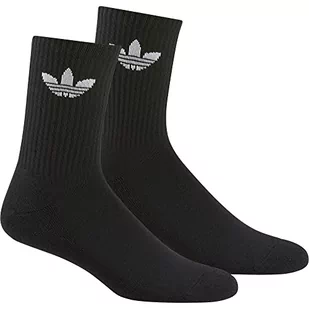 adidas Unisex Custom CRW Sck skarpety, czarne/białe, XS - Skarpetki damskie - miniaturka - grafika 1