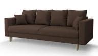 Sofy i kanapy - Ciemnobrązowa sofa rozkładana S8-C50 - miniaturka - grafika 1