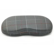 Akcesoria do okularów - Etui Futerał na okulary ET-104F kratka ciemny szary - miniaturka - grafika 1