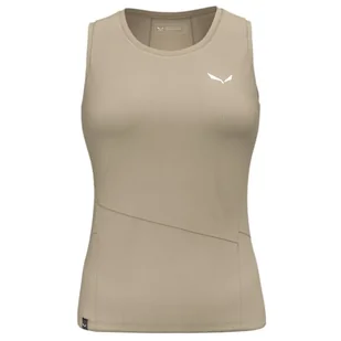 SALEWA Puez Sporty Dry Tank top damski, Quicksand, S - Koszulki i topy damskie - miniaturka - grafika 1