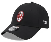 Czapki damskie - Czapka z daszkiem NEW ERA AC Milan 9FORTY czarna - miniaturka - grafika 1