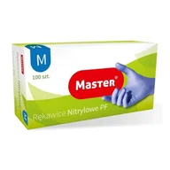 Rękawiczki jednorazowe - Rękawice nitrylowe MASTER NITRYL rozmiar M 100szt. /S402/ IK088-M - miniaturka - grafika 1