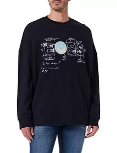 BOSS salboart bluza męska, Dark Blue402., L - Bluzy męskie - miniaturka - grafika 1