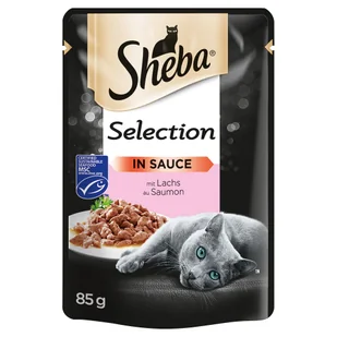 Sheba Cuisine z łososiem w sosie saszetka 6x85g - Mokra karma dla kotów - miniaturka - grafika 9