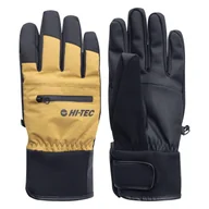 Rękawice narciarskie - Męskie Rękawice HI-TEC VOGAN M000263059 – Czarny - miniaturka - grafika 1