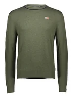 Swetry męskie - Napapijri Sweter w kolorze khaki - miniaturka - grafika 1