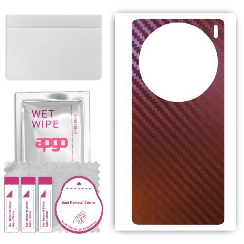 folia naklejka skórka strukturalna na TYŁ do Vivo X100 Pro - Carbon Kameleon CAKA5 - apgo SKINS