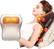 Masażery - Poduszka masująca, konstrukcja 3 w 1, podwójne zastosowanie (samochód i dom), wtyczka UE, R7-1 - miniaturka - grafika 1