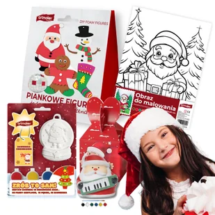 Zestaw Świąteczny Prezent Paczka Na Mikołajki Szkolne Do Szkoły Przedszkola - Zabawki kreatywne - miniaturka - grafika 1