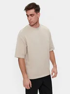 Koszulki męskie - Only & Sons T-Shirt Millenium 22027787 Beżowy Oversize - miniaturka - grafika 1